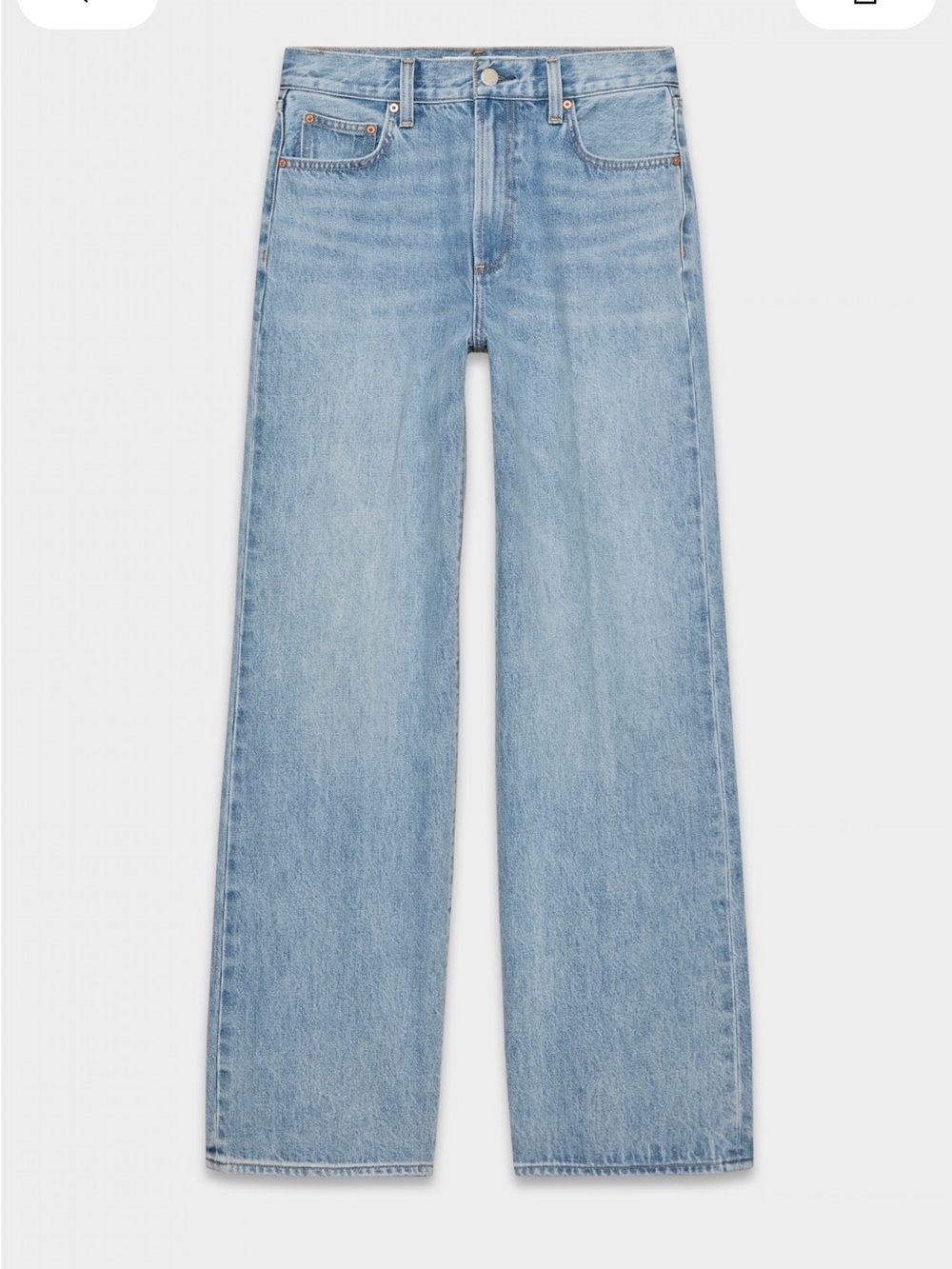 Aritzia Denim Forum Farrah High Rise Wide Leg Farrah
